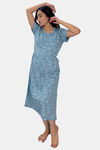 Sweetmoon Maternity Gown - Blue — thumbnail 1